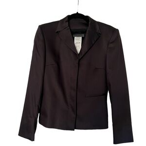 Exte Made in Italy Classic Blazer Black NWT Size 40